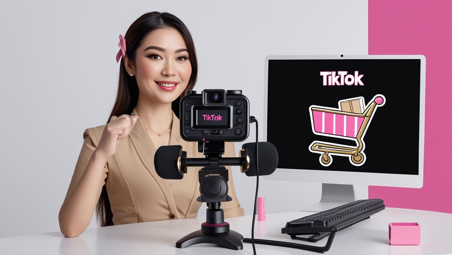 แพ็คเกจพื้นฐาน ไลฟ์สดขายสินค้าพร้อมปักตะกร้า (1 ชม.)